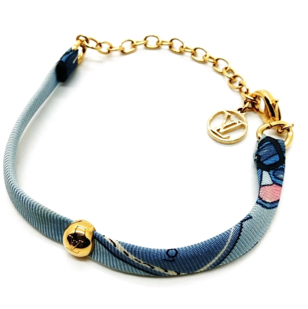 LV SILK GOLD CHAIN BRACELET